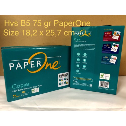 

Kertas Hvs B5 75 gr , PaperOne