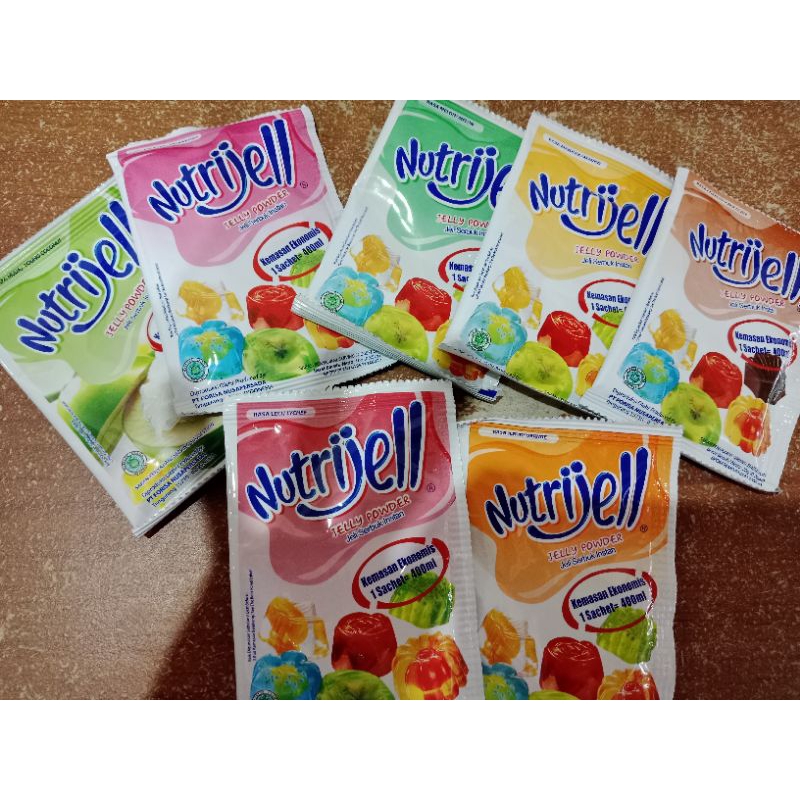 

Nutrijell/jelly powder/jeli serbuk instan 10gr/nutrijel