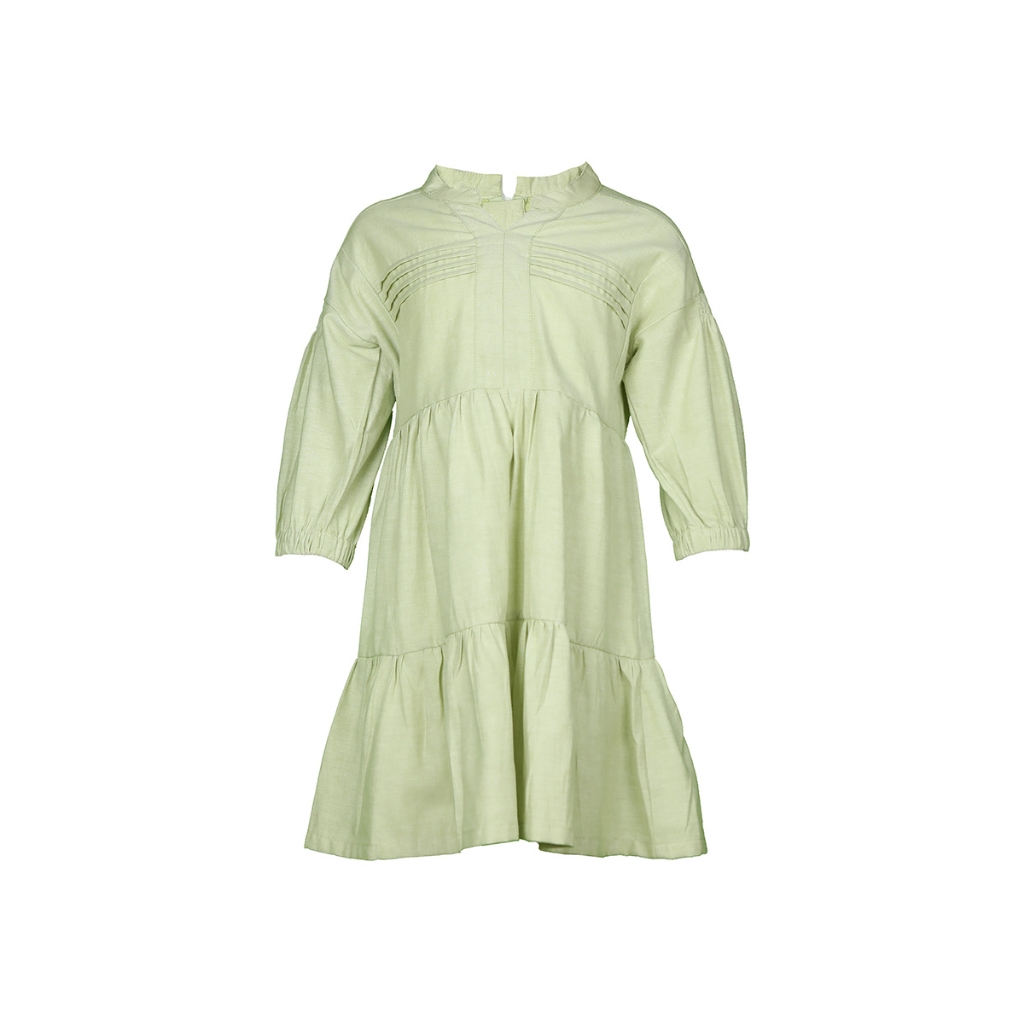 Pito Dito Girl Linden Dress Anak Hijau