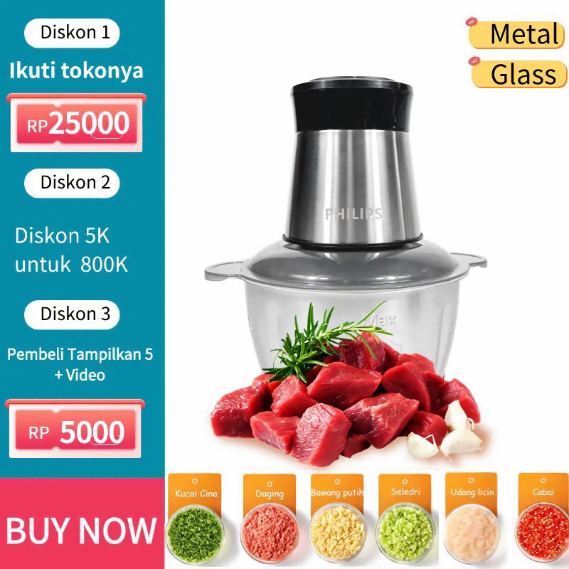 Chopper blender philips food processor HR2560 400W