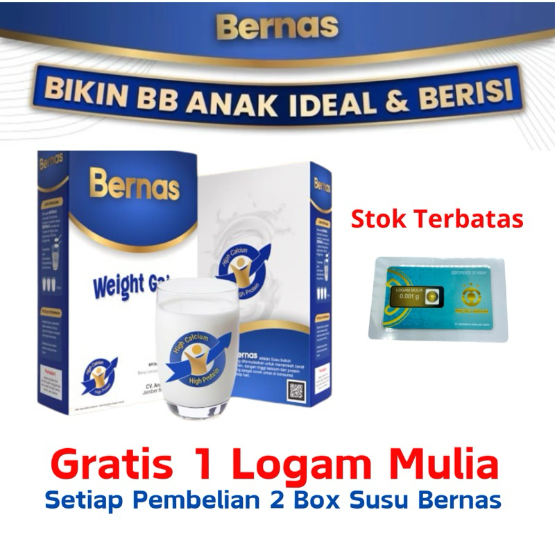 

Susu Penggemuk Badan Anak Bernas Susu Penambah Nafsu Makan Anak Susu Peninggi Badan Anak