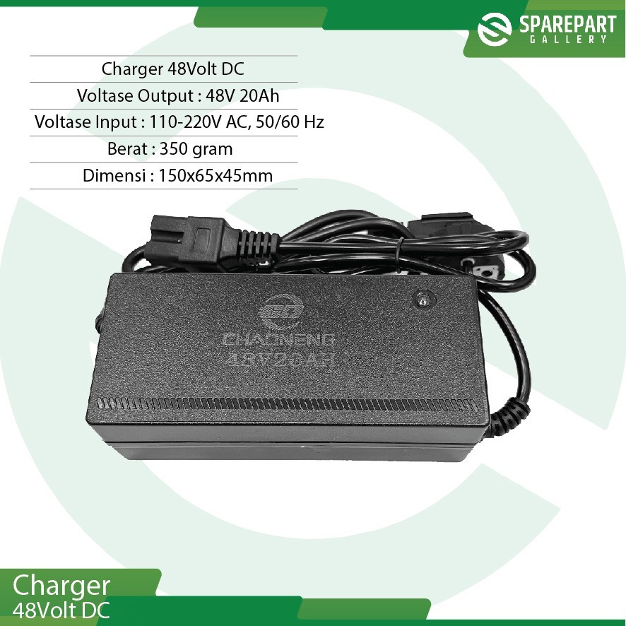 Charger sepeda listrik 48Volt 20ah
