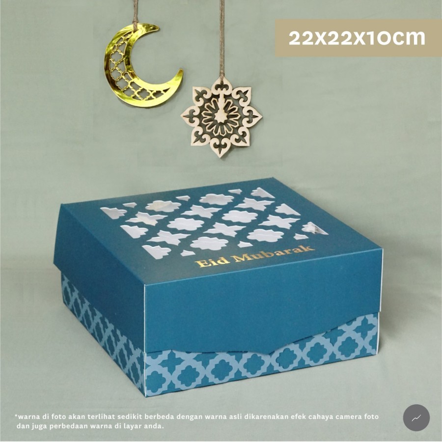 

Dus Kue Idul Fitri Cake Box Lebaran Packaging Hampers Ramadan (TB-22)