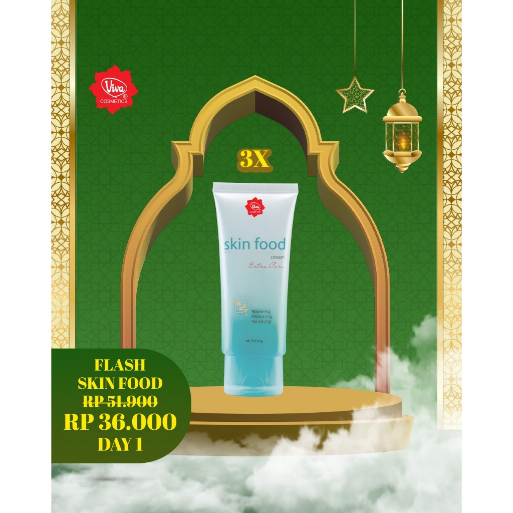 Paket 3 Viva Skin Food Extra Care 50 gr Viva Cosmetics