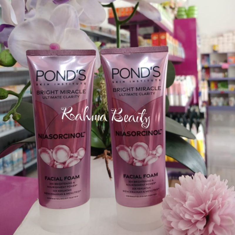 FACIAL FOAM PONDS BRIGHT BEAUTY 100ML / FACIAL FOAM PONDS PINK