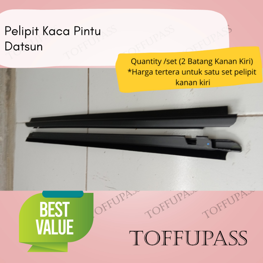 Pelipit Kaca Pintu Ori Mobil Datsun GO