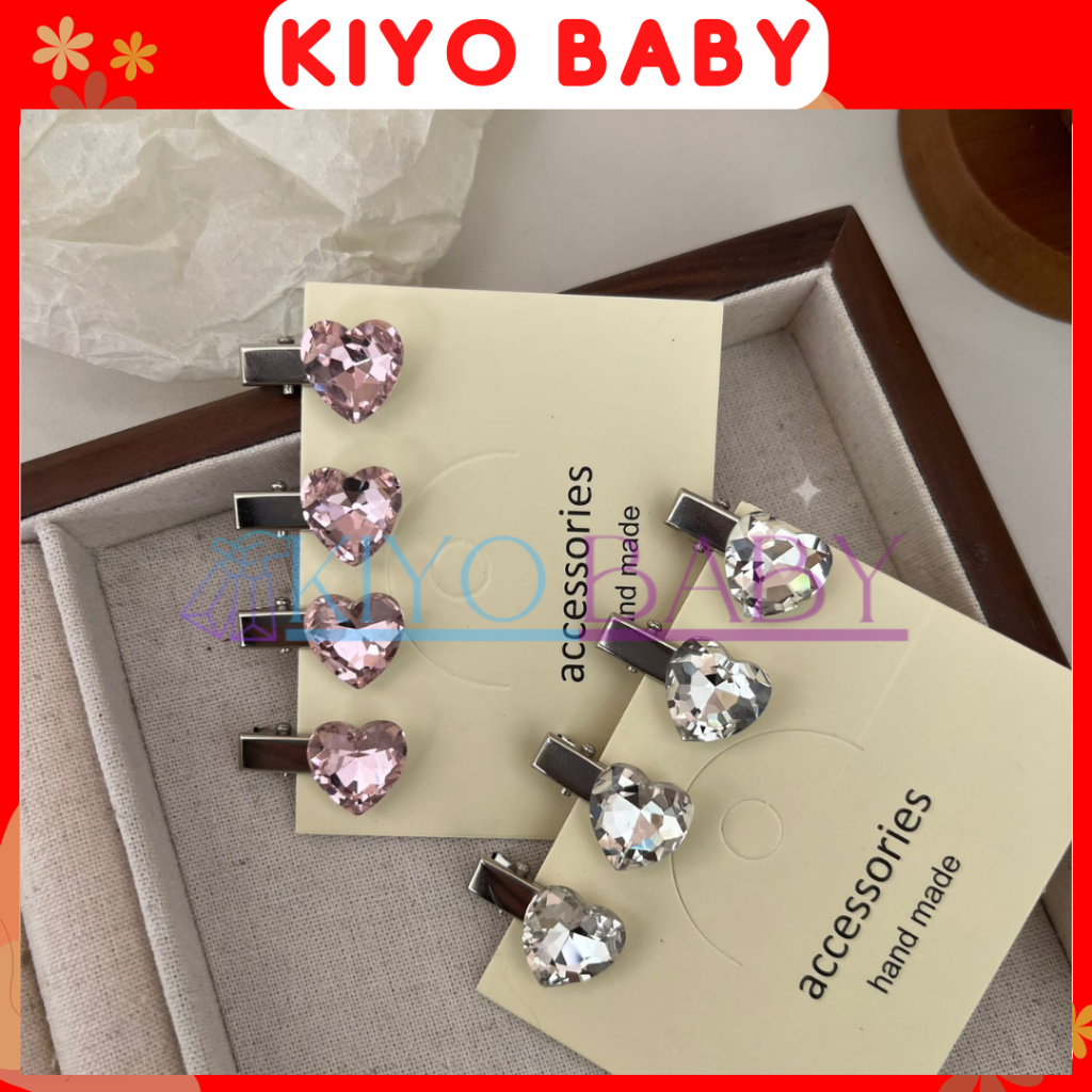 J-144 | JEPITAN RAMBUT KOREA LOVE KRISTAL/JEPITAN RAMBUT ANAK KOREA/JEPIT RAMBUT WANITA KOREA