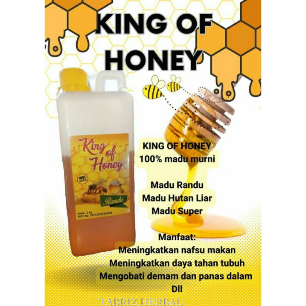 

Madu Randu Murni King Of Honey 1 kg Madu Hutan Liar