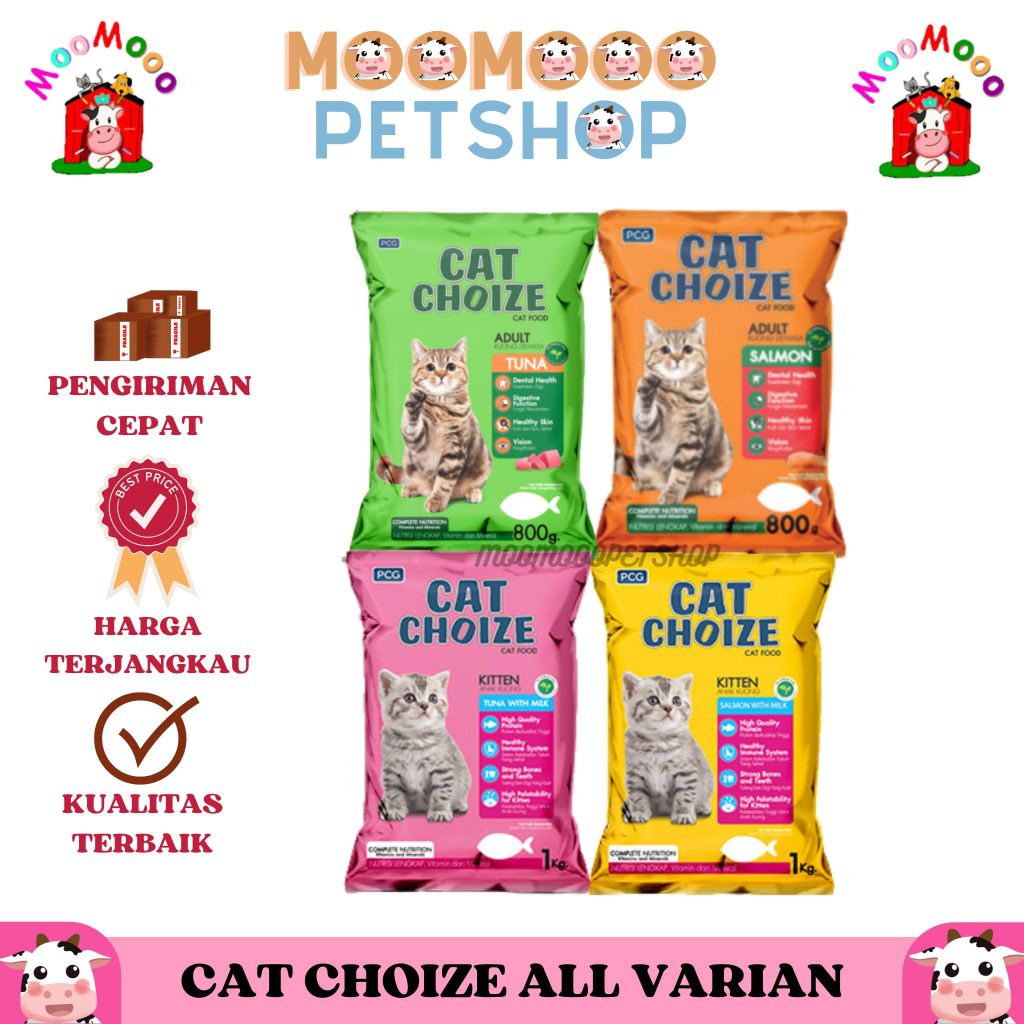 Cat Choize Adult 800Gr / Cat Choize Kitten 1Kg - Makanan Kucing / Cat Food