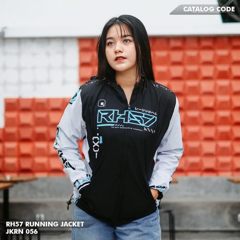 JACKET RUNNING JKRN 056 // JACKET PARASUT PRIA WANITA (ORIGINAL RH57)
