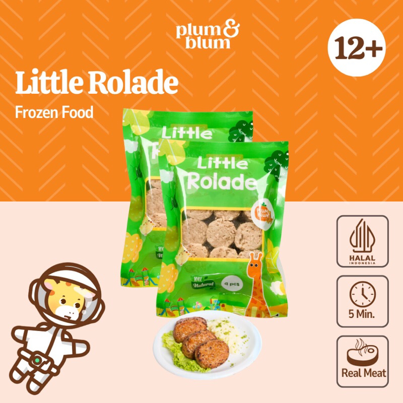 

Plum & Blum Little Rolade Daging Sapi dan Ayam No MSG 9 pcs Plum and Blum