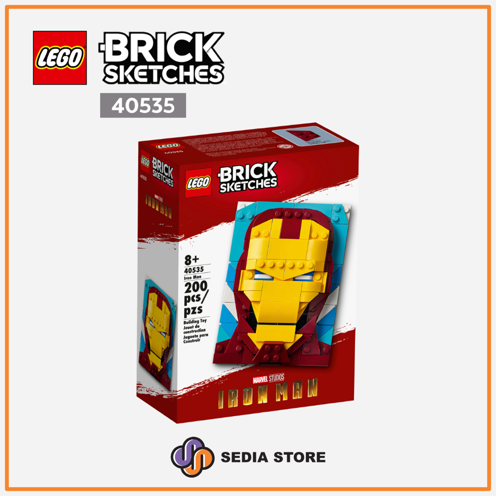 Lego Marvel BrickSketches 40535 - IronMan