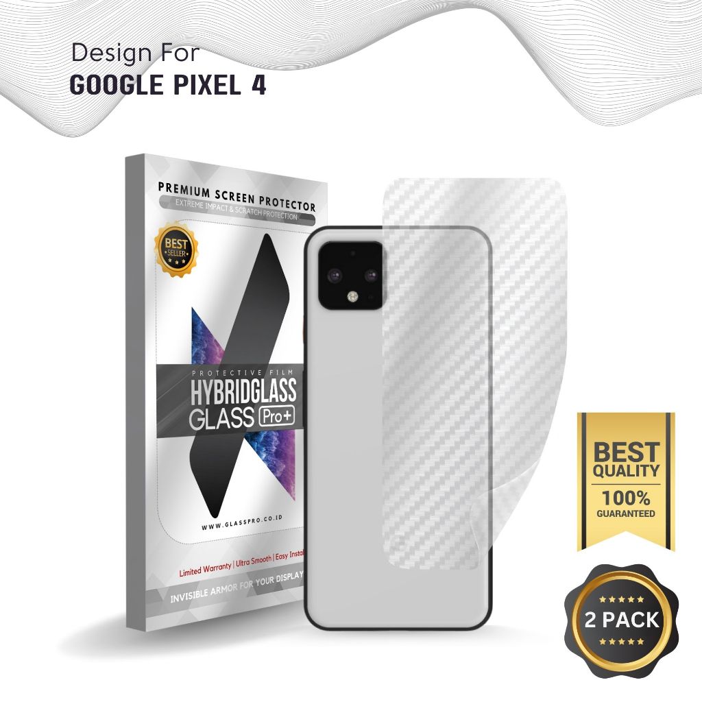 Fiber Guard Screen Protector Google Pixel 4 Anti Gores Belakang