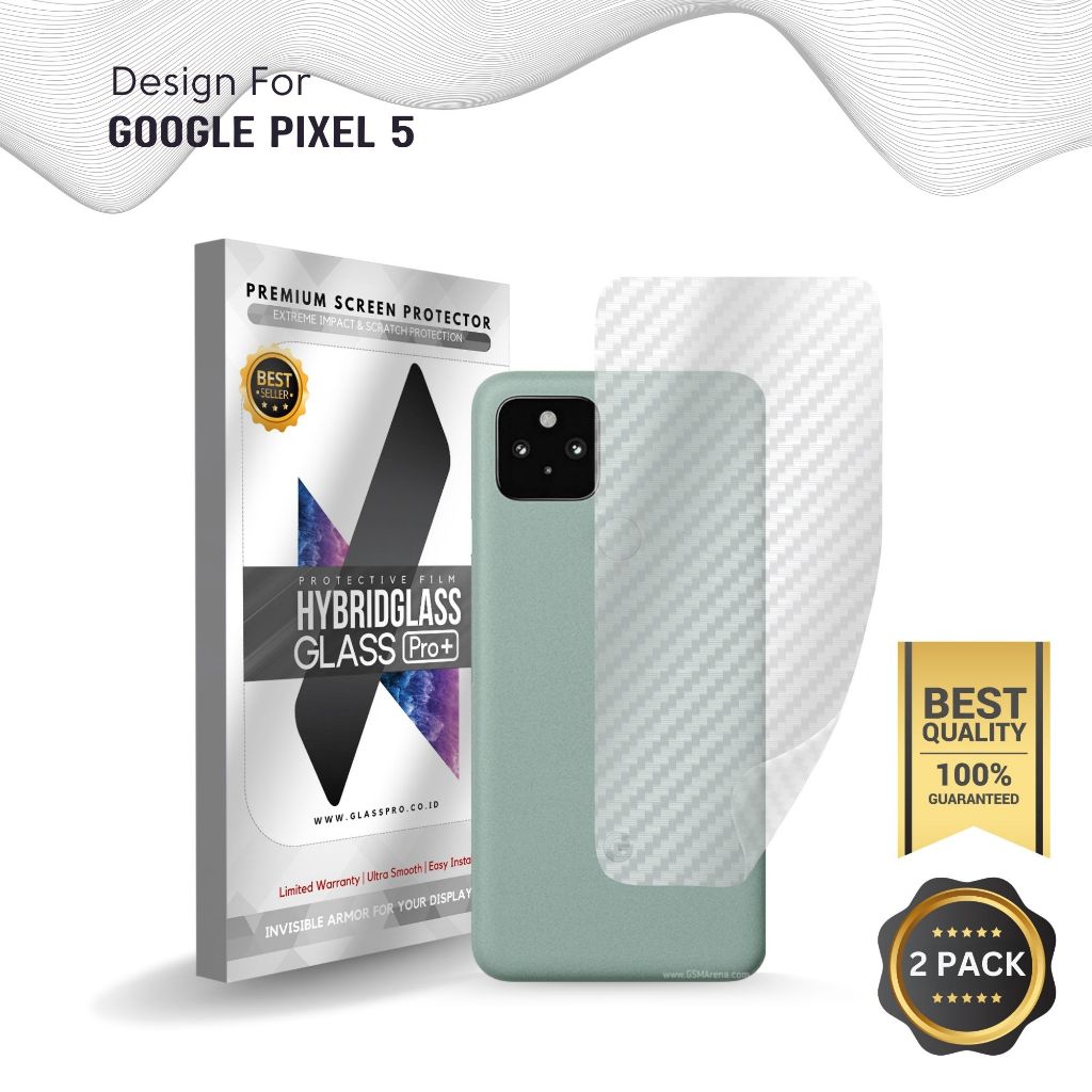 Fiber Guard Screen Protector Google Pixel 5 Anti Gores Belakang