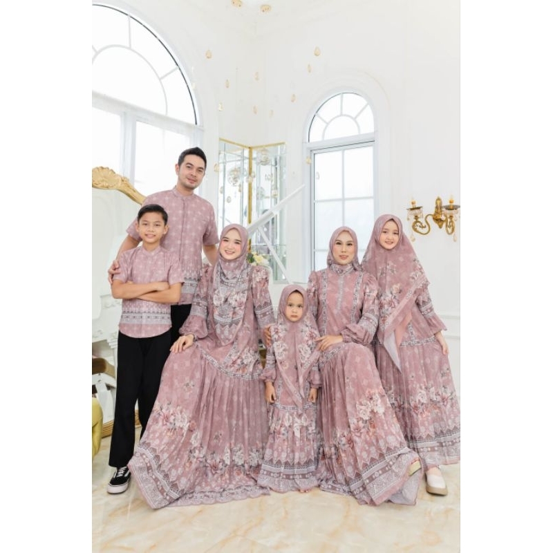 Gamis Syari Couple (INAYAH FAMILY BY AC Original)Gamis Syari Premium