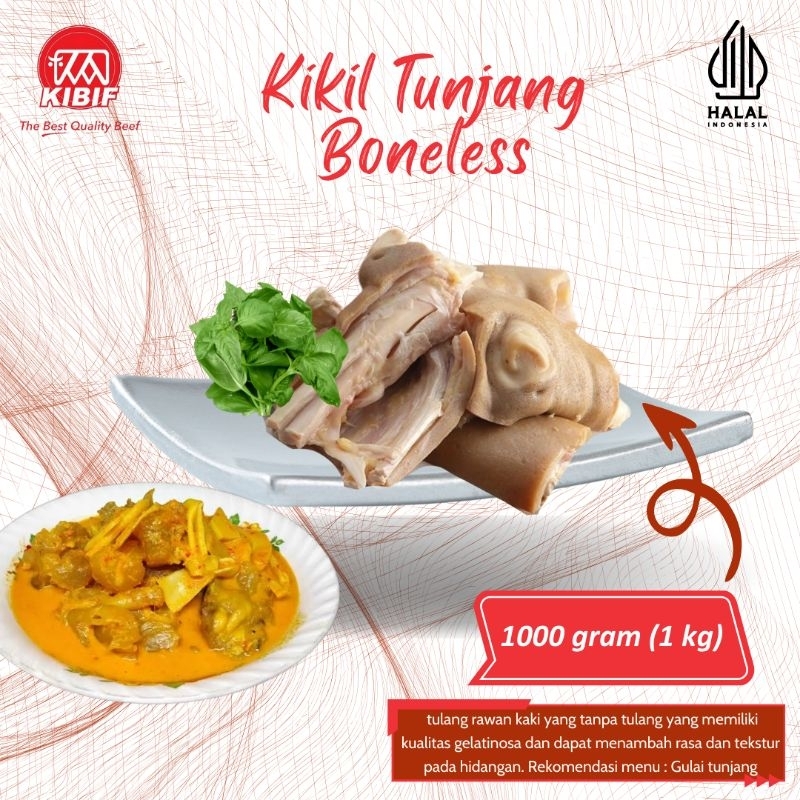 

Kikil Tunjang Boneless 1kg