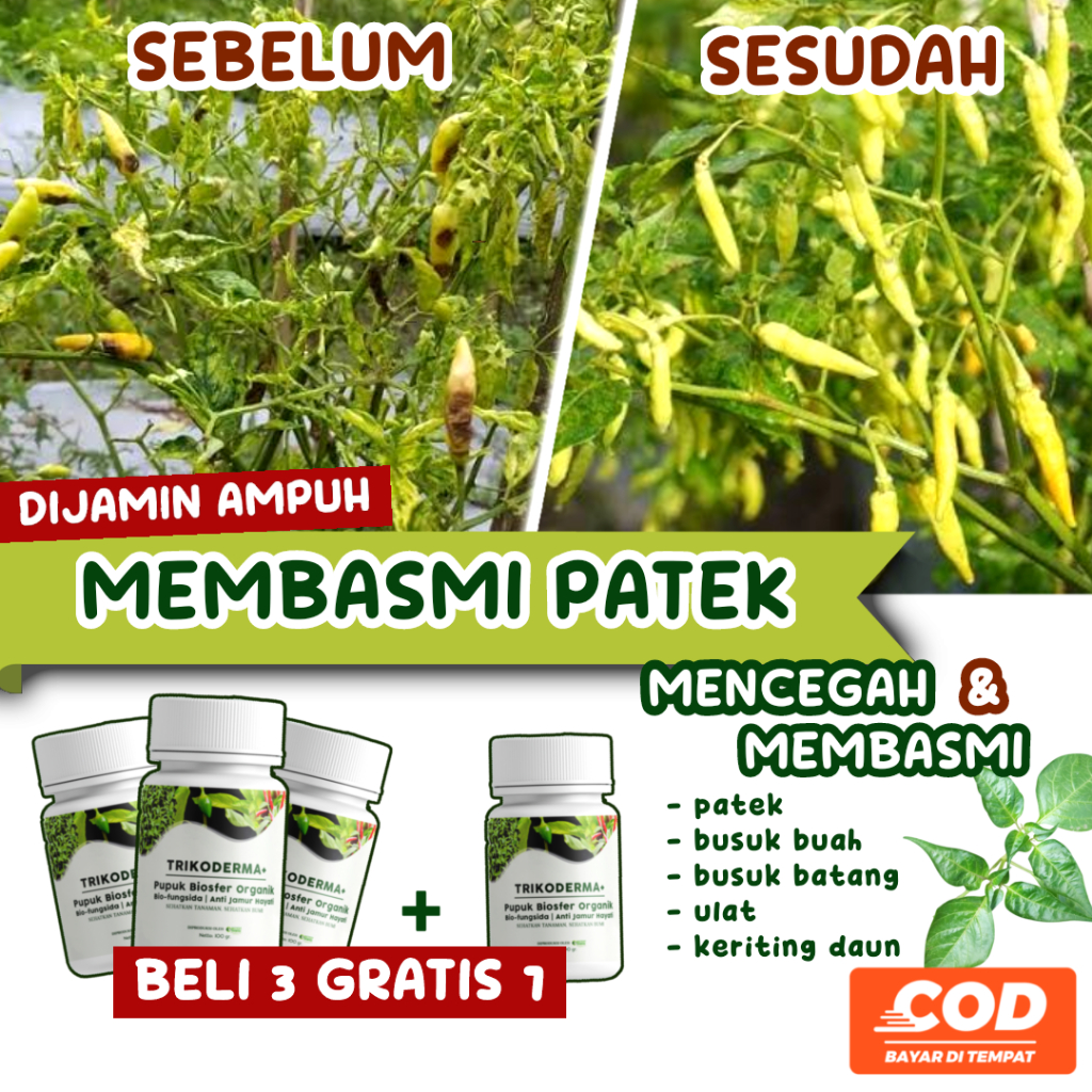 TRIKODERMA OBAT TANAMAN BELI 3 GRATIS 1