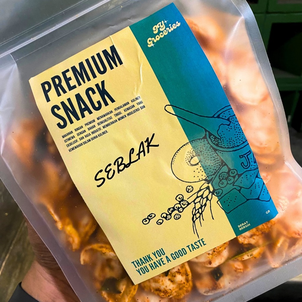 

Snack Premium Keripik Seblak Pedas Gurih Halal by JY Groceries