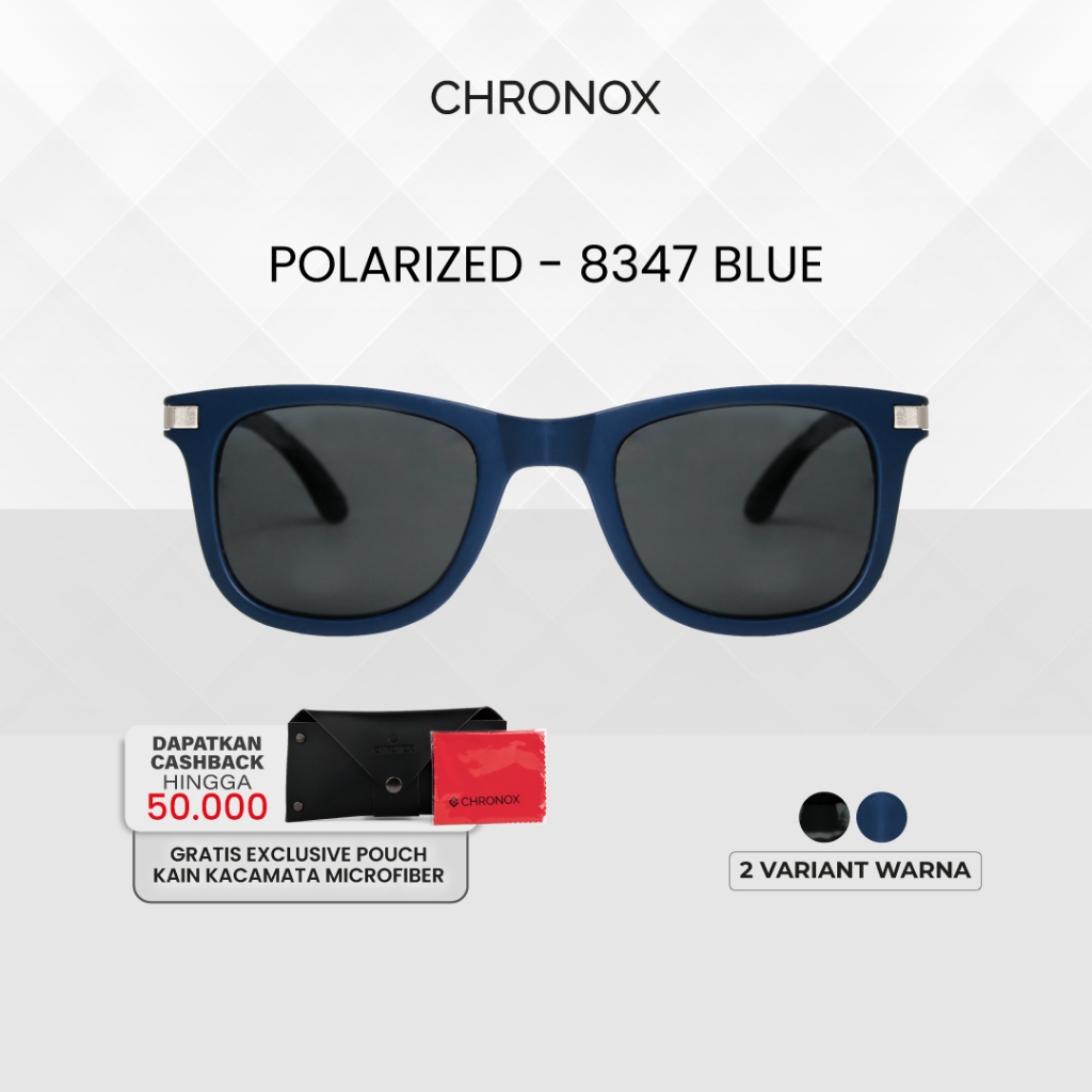Kacamata Anti Silau TR90 Pria Wanita Original - Chronox Polarized Glasses 8347