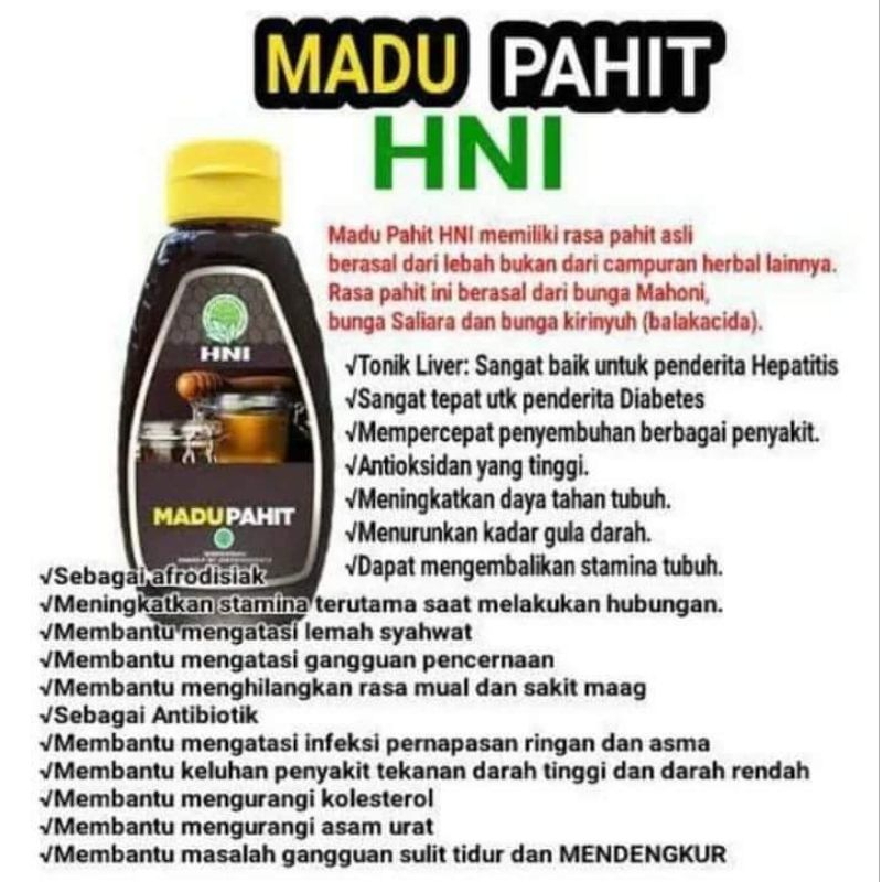 

Madu pahit hni