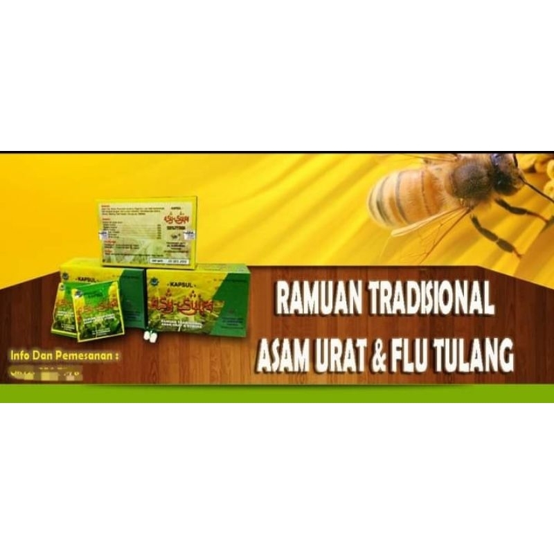 Asy syifa kapsul asam urat original