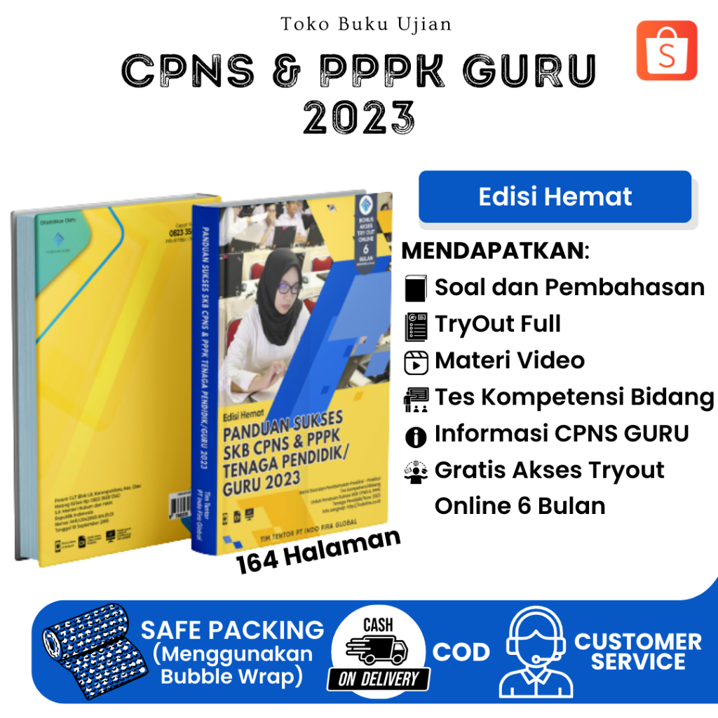 TERHEMAT Buku TERBARU PANDUAN SUKSES SKB CPNS & PPPK TENAGA PENDIDIK/GURU 2024 (Edisi Hemat)