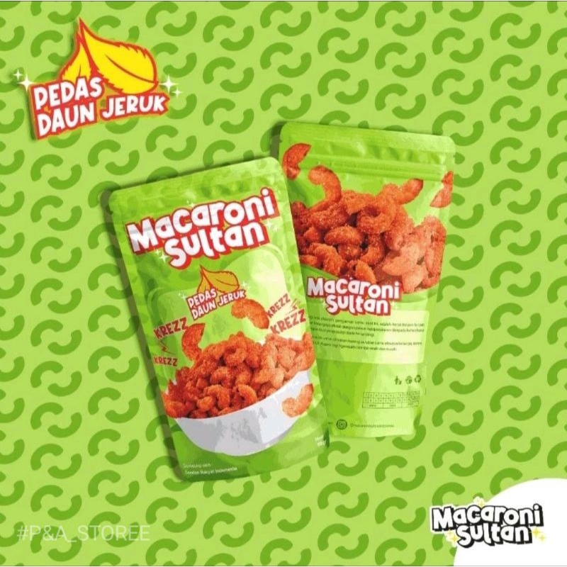 

PROMO!!! SALE!!! MACARONI SULTAN RASA PEDAS Daun Jeruk