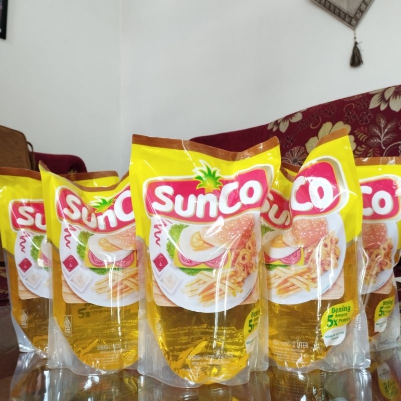 PAKET 5PCS MINYAK GORENG SUNCO 2 LITER | MINYAK GORENG SUNCO | MINYAK GORENG MURAH