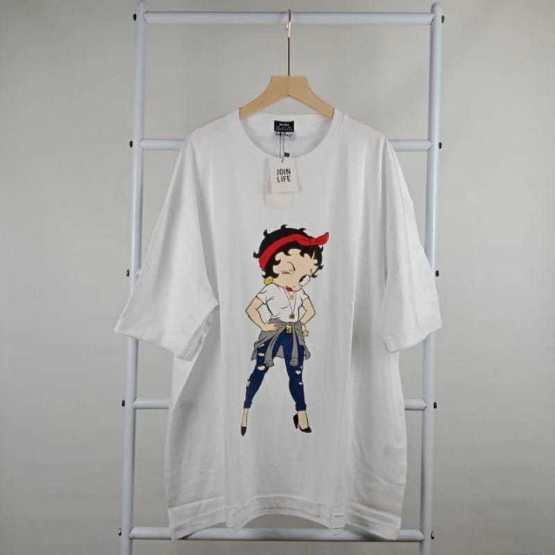 Kaos Wanita Jumbo Premium Branded BettyBoop | Kaos Wanita Bigsize Xxl Xxxl Xxxxl | Pakaian Wanita Bi