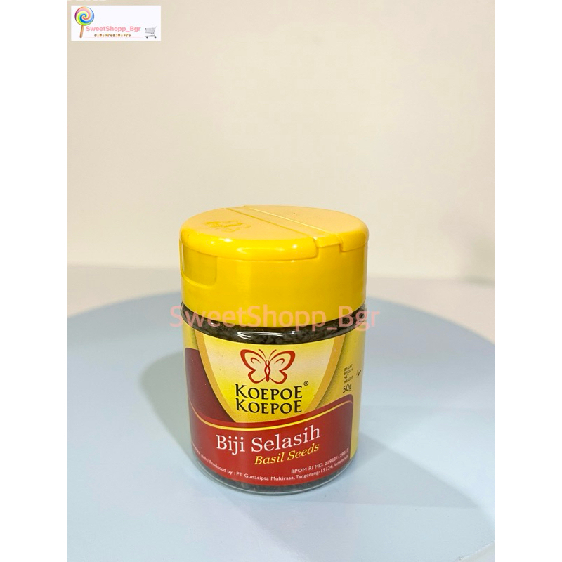 

Biji Selasih Koepoe-Koepoe 50 Gr / Koepoe-Koepoe Biji Selasih 50 gr/ biji selasih 50 gr