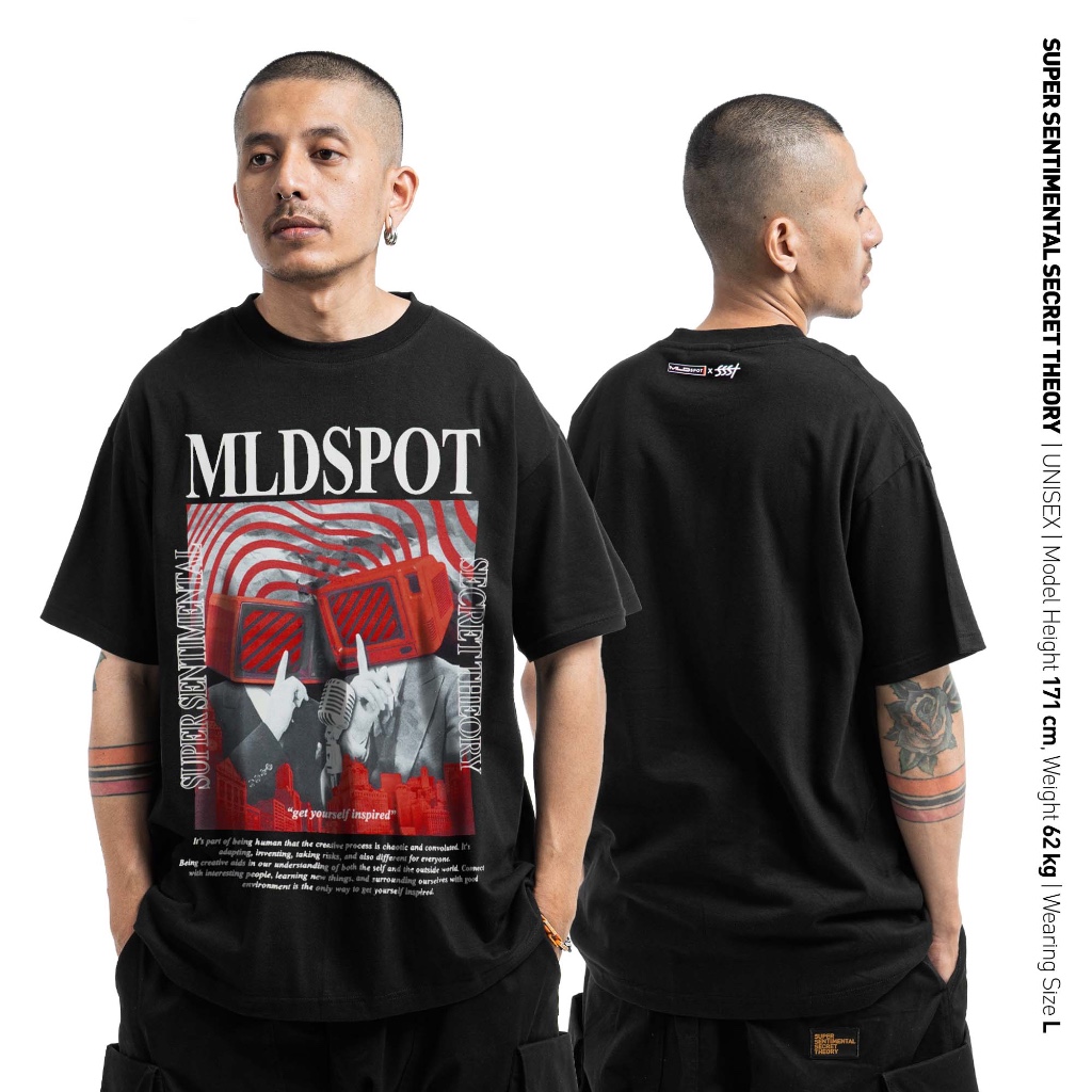 SSST x MLDSPOT Heavyweight Tshirt Black