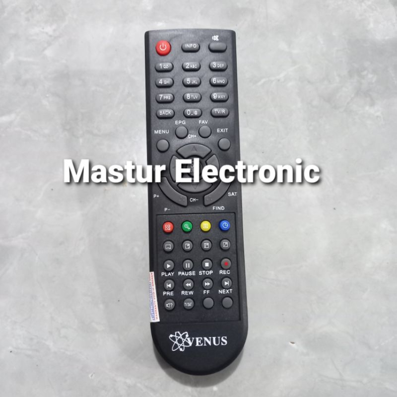 REMOTE REMOT RECEIVER PARABOLA VENUS MPEG4 ORIGINAL ASLI
