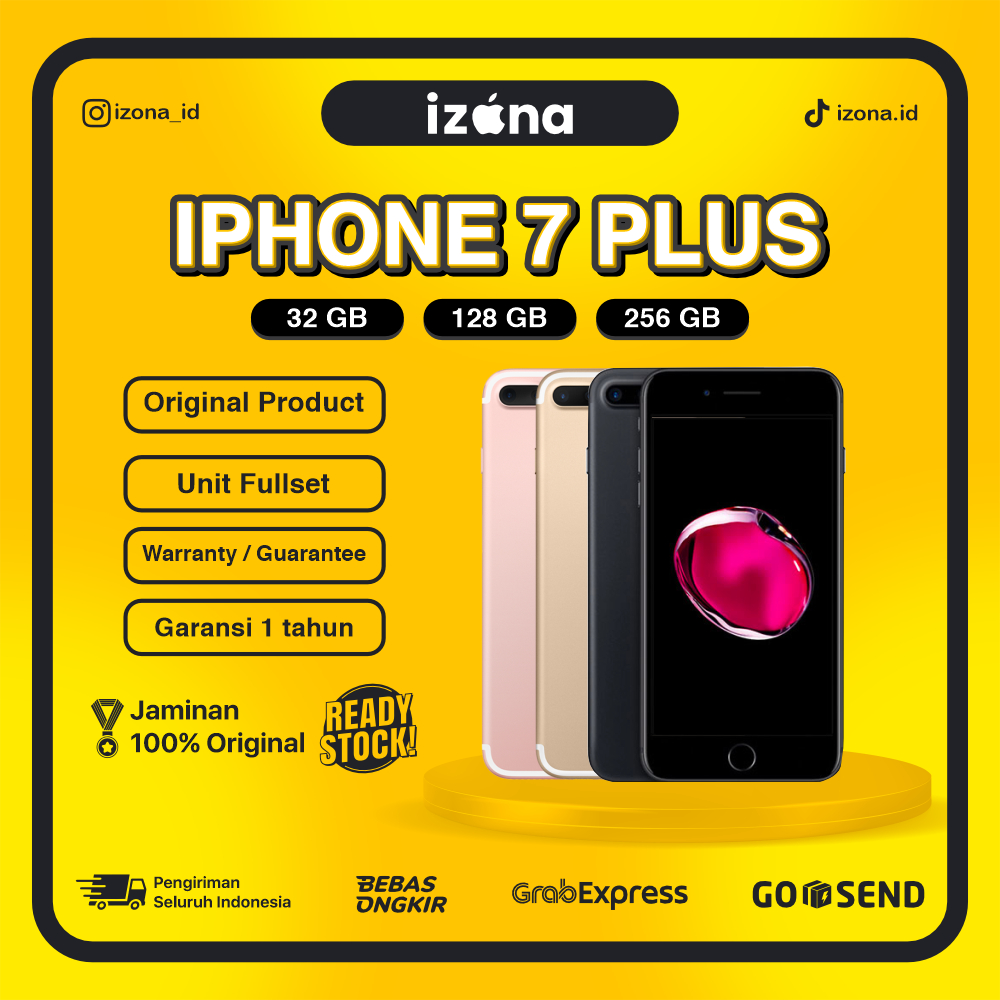 IPHONE 7 PLUS 32 128GB SECOND INTER IBOX ORIGINAL FULLSET