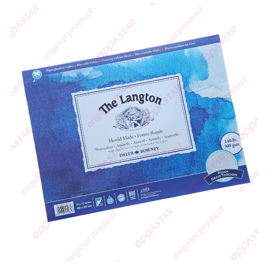 

Kertas Watercolour Daler Rowney The Langton Rough 406 x 305 404441612 - PAD