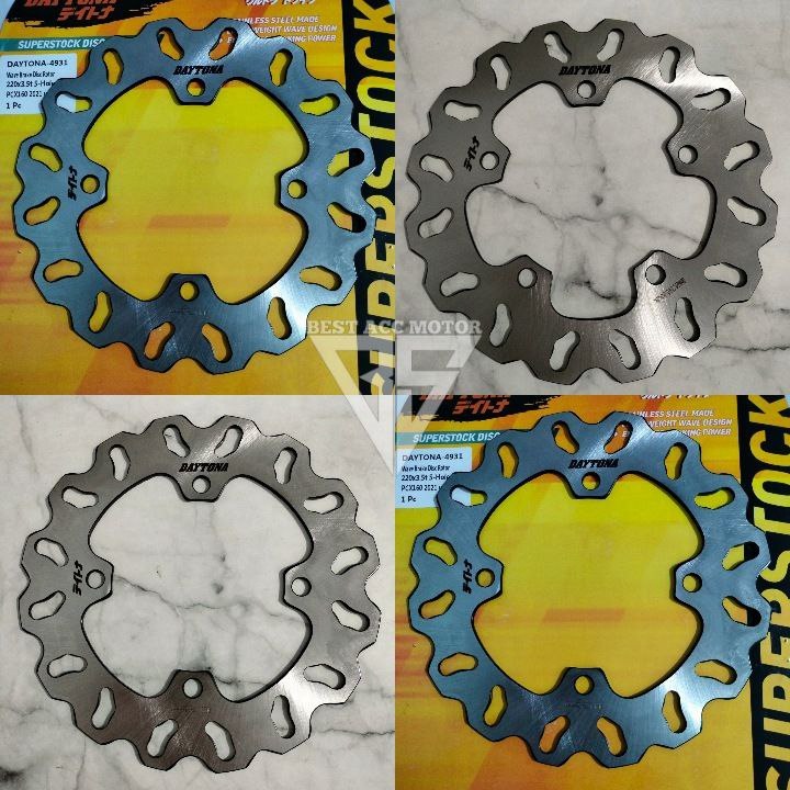 PIRINGAN CAKRAM DAYTONA HONDA PCX 150 /  PCX 160 2021 2022 2023 ABS NON ABS DISK BRAKE FRONT 2018 20