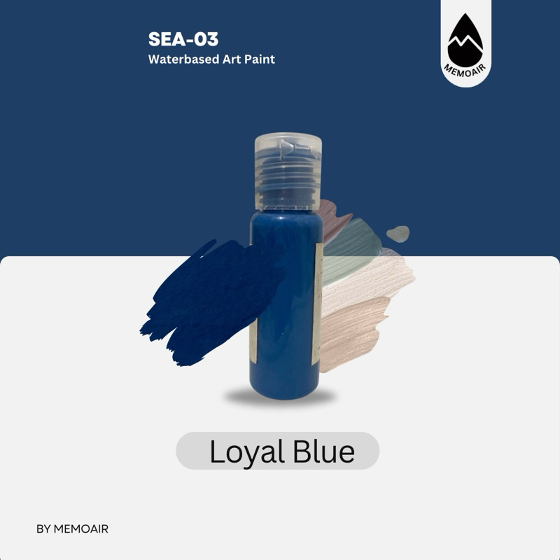 

Cat Lukis Waterbased color "Loyal Blue" by MemoAir
