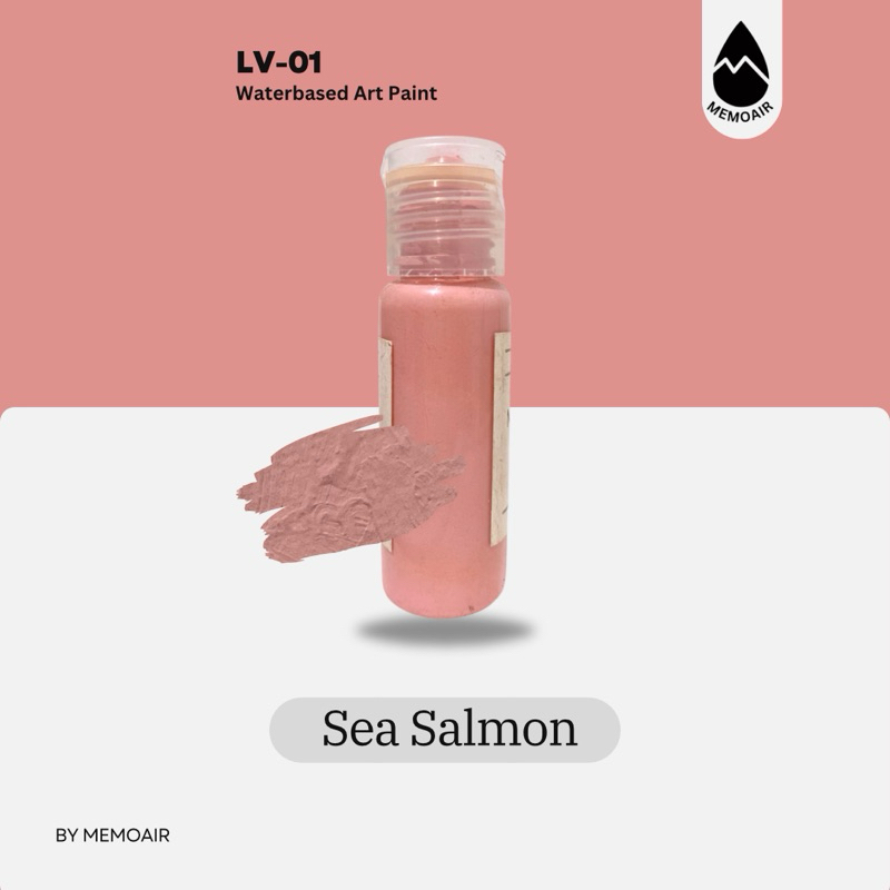 

Cat Lukis Waterbased color "Sea Salmon" by MemoAir