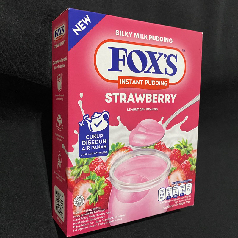 

FOX'S SILKY MILK PUDDING INSTANT STRAWBERRY