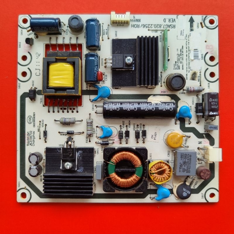 psu power suplay regulator tv Polytron PLD 24D550 PLD24D550