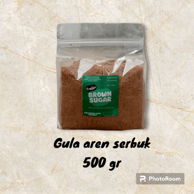 

Sugacco BROWN SUGAR Gula Aren Serbuk / Aren Bubuk / Gula Merah / Gula Semut / Gula Jawa / Pemanis