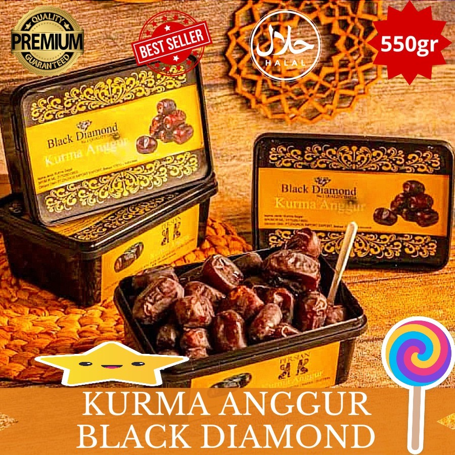 

Kurma Anggur Bam IRAN Mazafati Date Original 1 pack 500 gr