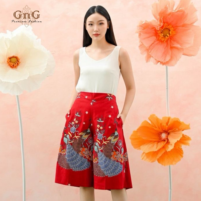 Kulot Batik 130 BBC Red/ Celana Batik/ Bawahan Batik