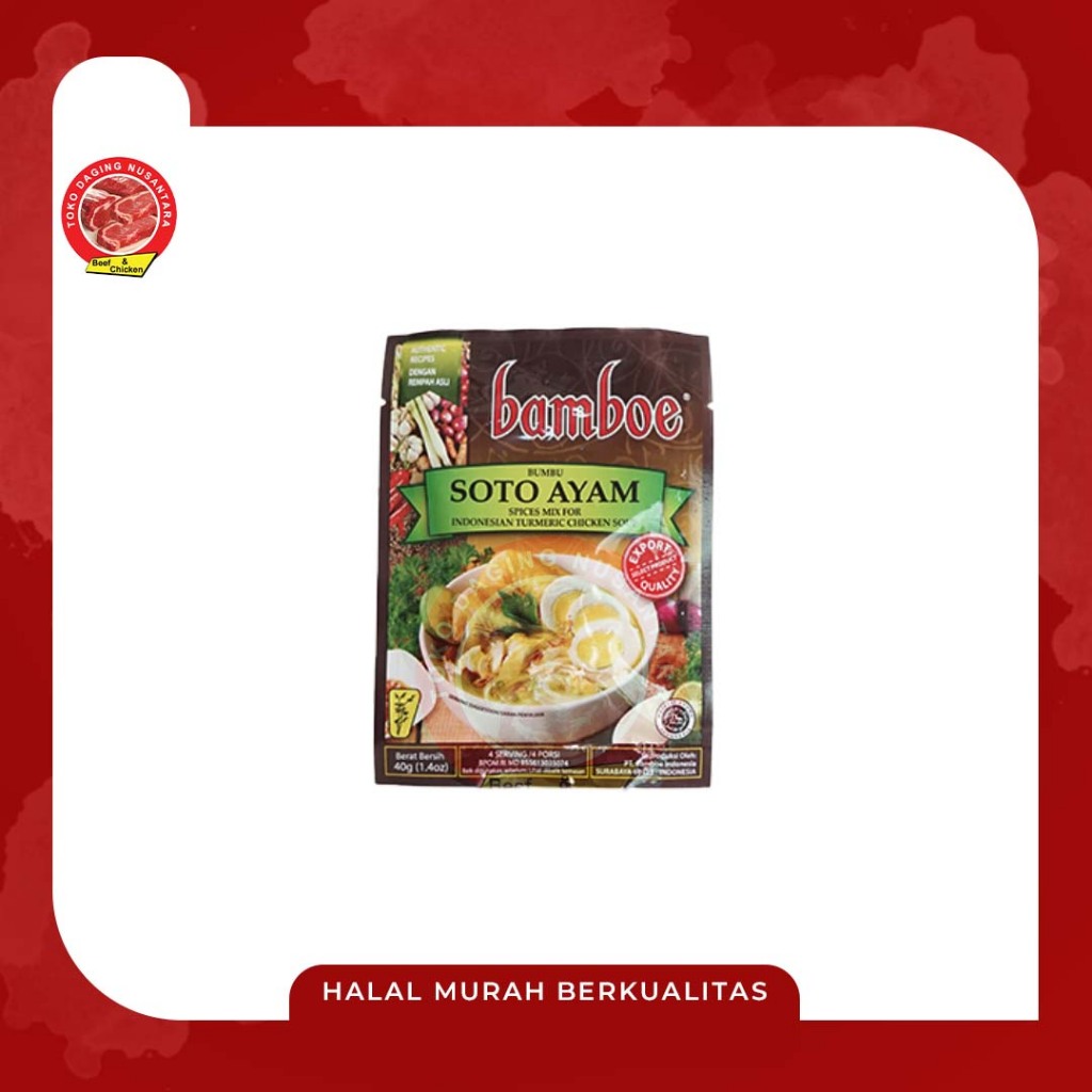 

BAMBOE BUMBU SOTO AYAM 40GR