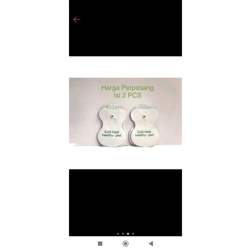 Gel Pads Cadangan Alat Pijat Mini Elektrik | Sayap Gel Pads