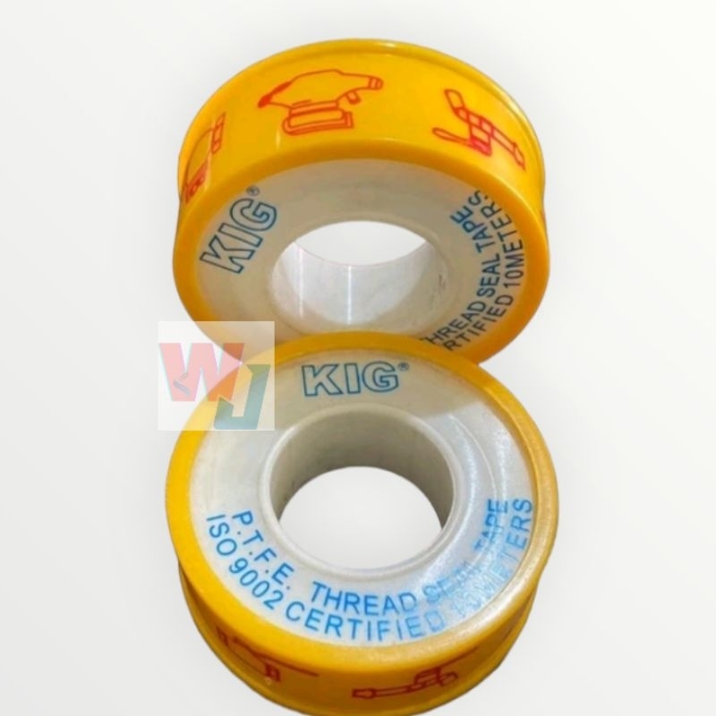 SEAL TAPE KIG / SEAL TAPE / ISOLASI AIR KRAN PIPA 10 METER