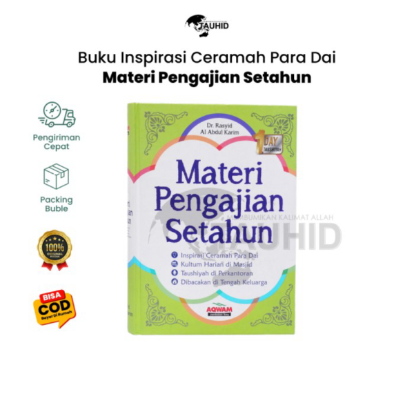 

Promo Buku Ceramah – Buku Materi Pengajian Setahun Aqwam Jembatan Ilmu - Hard Cover Murah