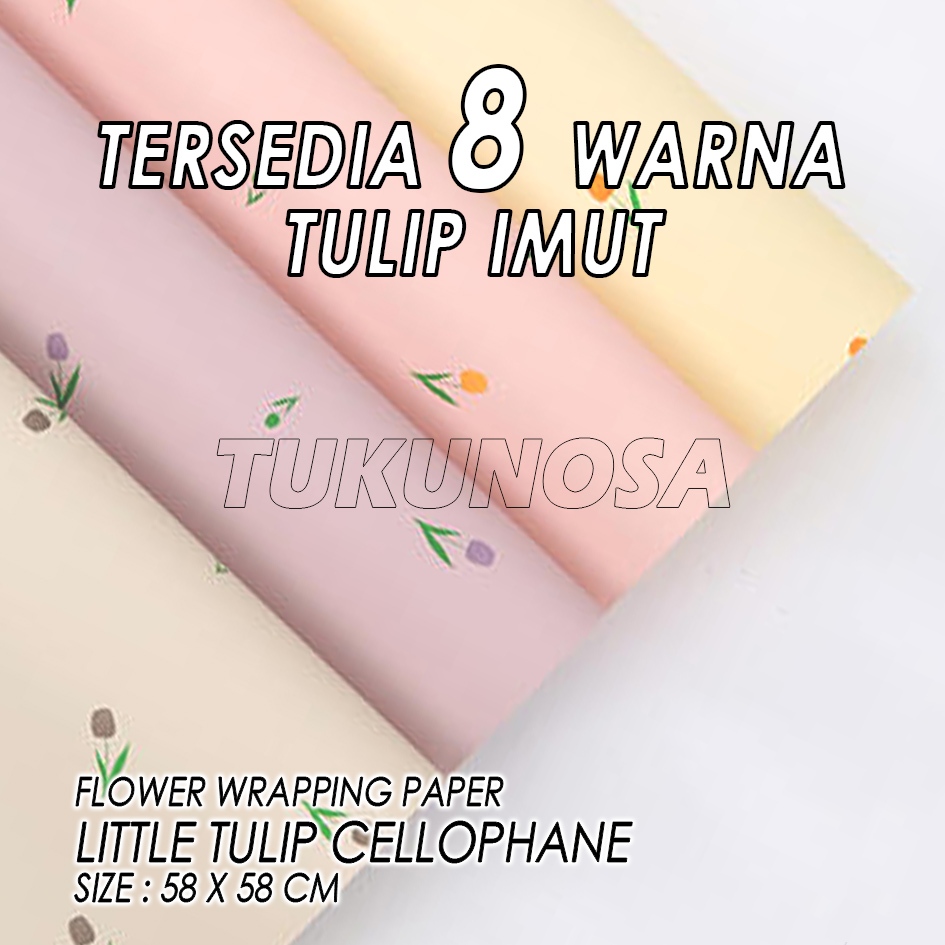 

PERPACK FLOWER WRAPPING LITTLE TULIP CELLOPHANE KERTAS BUKET BUNGA KERTAS KADO