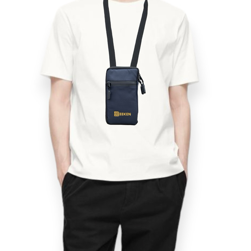 tas hp gantung - hanging wallet - tas selempang kartu - dompet kunci dan kartu