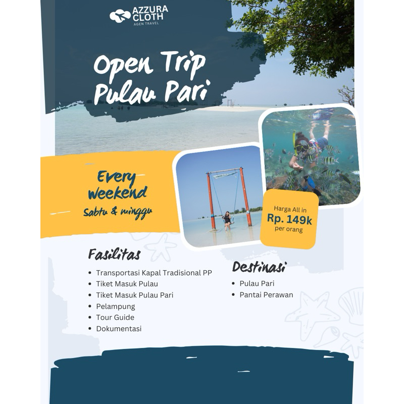 OPEN TRIP PULAU PARI