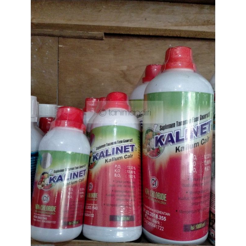 Suplemen Tanaman Fase Generatif KALINET Kalium Cair 1000ML PUPUK KALIUM CAIR KALINET/PUPUK BUNGA DAN